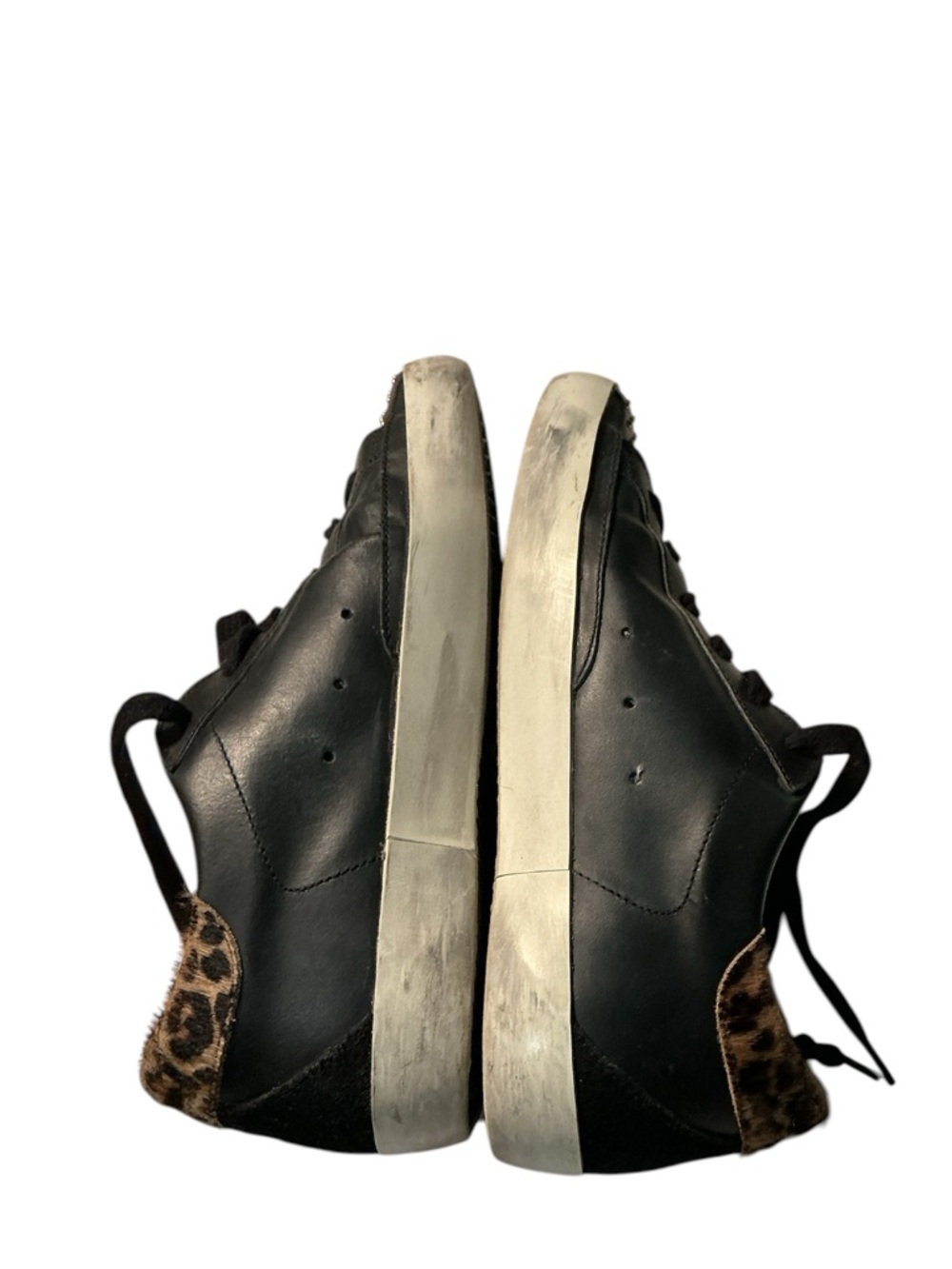 Golden Goose Superstar Pony Hair ,Leopard Print Sneakers - Picture 8 of 16